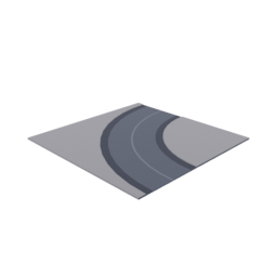 Road Curve Pavement